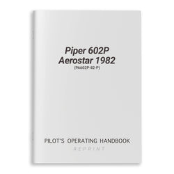 Piper 602P Aerostar 1982 POH (PA602P-82-P) - PilotMall.com