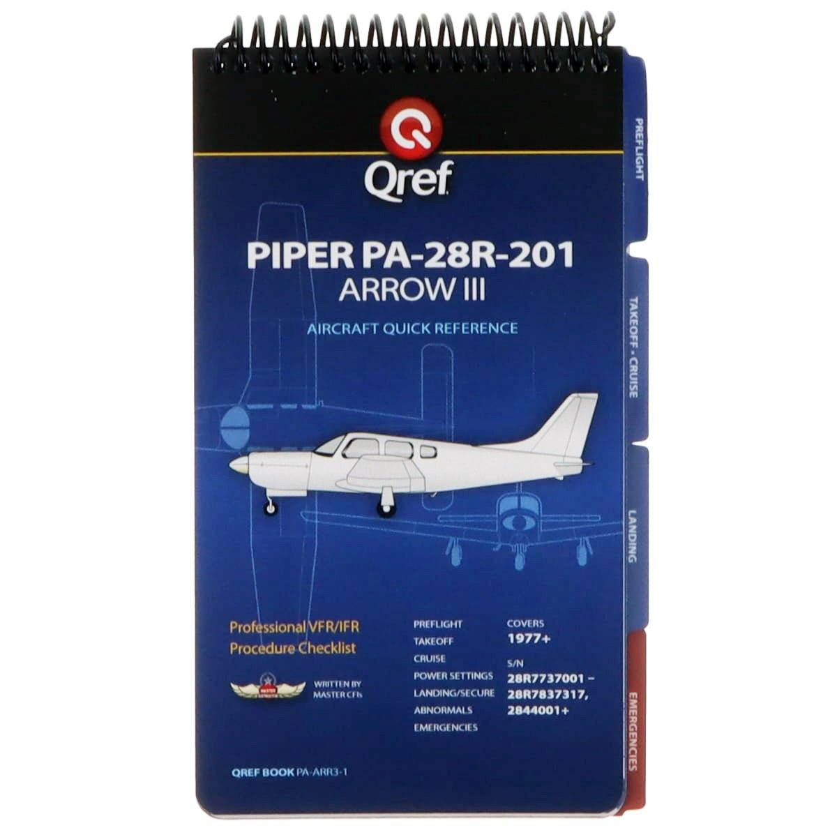 Piper Arrow III PA-28R-201 (1977+) Qref Book Checklist - PilotMall.com
