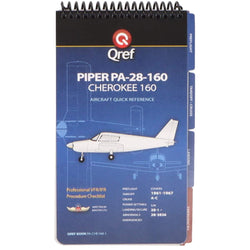 Piper Cherokee 160 PA-28-160 (1961-67) Qref Book Checklist - PilotMall.com