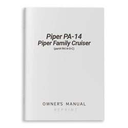 Piper PA-14 Piper Family Cruiser Owner's Manual (part# PA14-O-C) - PilotMall.com