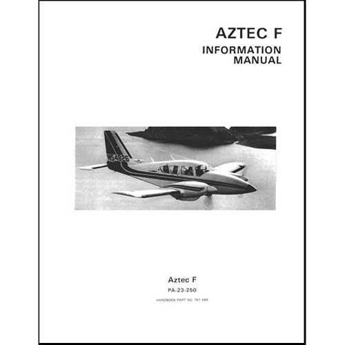 Piper PA-23-250 "F" Aztec (1976-1981) PIM (761-594) - PilotMall.com
