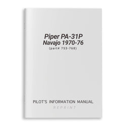 Piper PA-31P Navajo 1970-76 Pilot's Information Manual (part# 753-768)