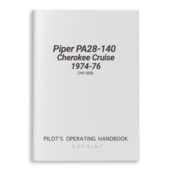 Piper PA28-140 Cherokee Cruise1974-76 POH (761-555)