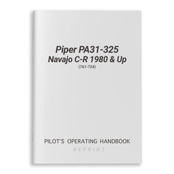 Piper PA31-325 Navajo C-R 1980 & Up POH (761-724) - PilotMall.com