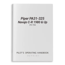 Piper PA31-325 Navajo C-R 1980 & Up POH (761-724)