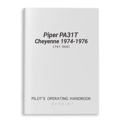 Piper PA31T Cheyenne 1974-1976 POH (761-560)