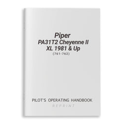 Piper PA31T2 Cheyenne II XL 1981 & Up POH (761-762) - PilotMall.com