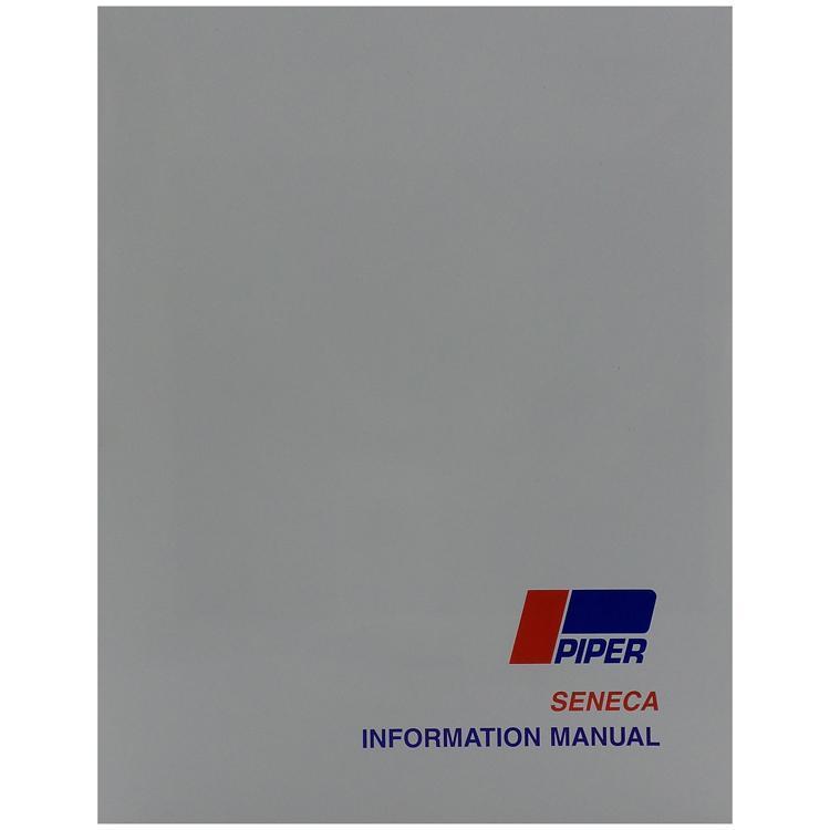Piper PA34-200 Seneca Pilot's Information Manual (part# 761-506) - PilotMall.com