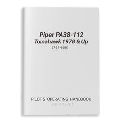 Piper PA38-112 Tomahawk 1978 & Up POH (761-658) - PilotMall.com