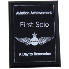 PilotMall.com Plaques First Solo Aviation Achievement Plaque