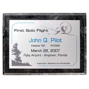 First Solo Flight - Faux Marble