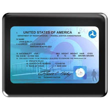 PilotMall.com Plaques Modern FAA License Plaque (Black)