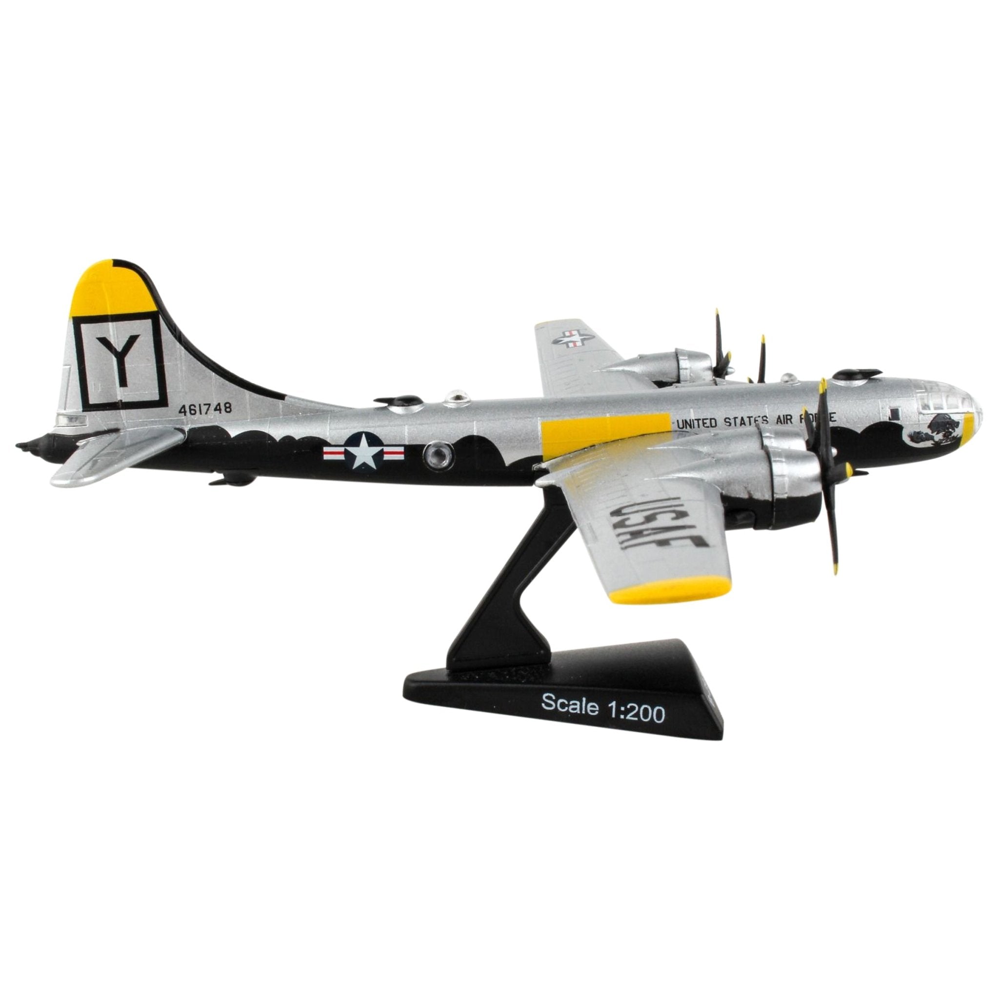 Postage Stamp B-29 Superfortress 1/200 Hawg Wild Die-Cast Metal Model Aircraft - PilotMall.com