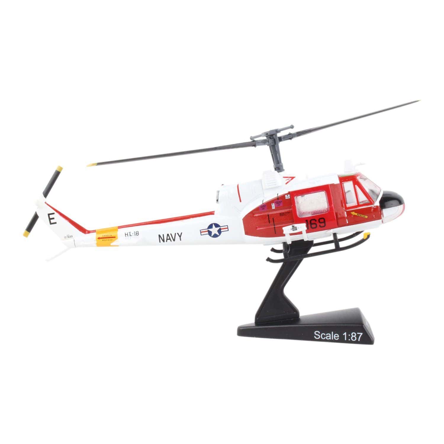 Postage Stamp US Navy TH-1L Iroquois 1/87 Die-Cast Metal Model Aircraft LIQUIDATION PRICING