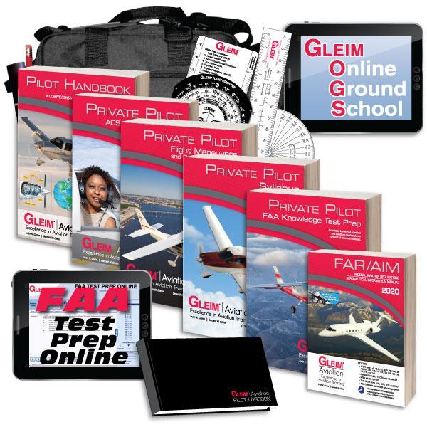 Pilo Kit Gleim 2026 Deluxe Private Pilot Kit – Complete FAA Training – PilotMall.com