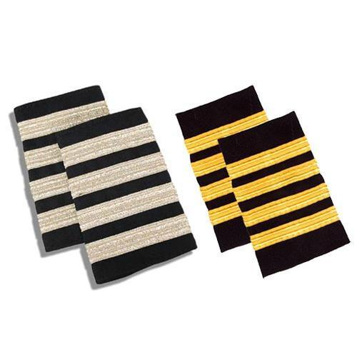 PilotMall.com Professional Pilot Epaulets - Traditional Shoulder Boards for Aviators