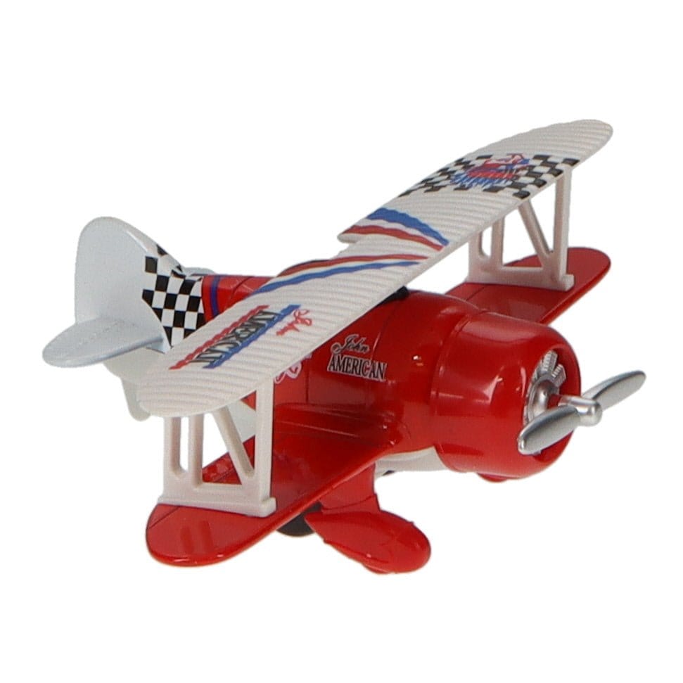 Fun Stuff Inc. Pull Back Planes 5" Combat Air Classic Pullback Toy w/Light and Sound (1 Pc. Assorted Styles)