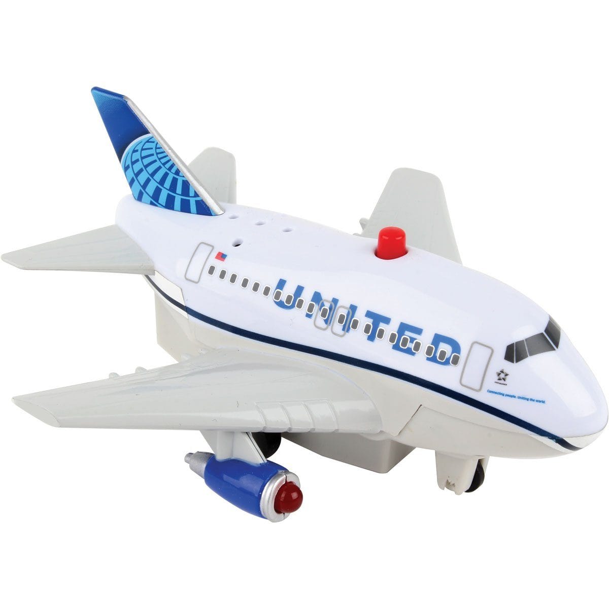 Daron Worldwide Trading Pull Back Planes United Pullback w/Lights and Sound (New Livery)