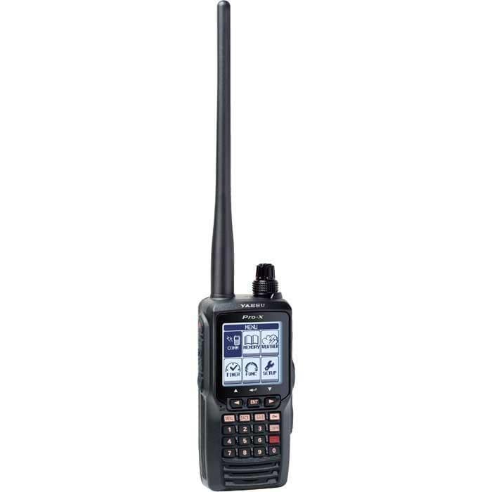 Yaesu FTA-550 AA Aviation Handheld Radio | VOR/ILS & Weather