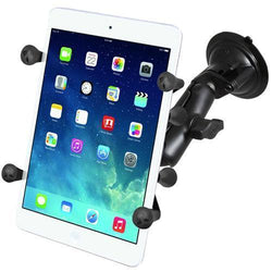 RAM Universal X-Grip Cradle for 7" Tablets with Suction Cup Mount Kit - PilotMall.com