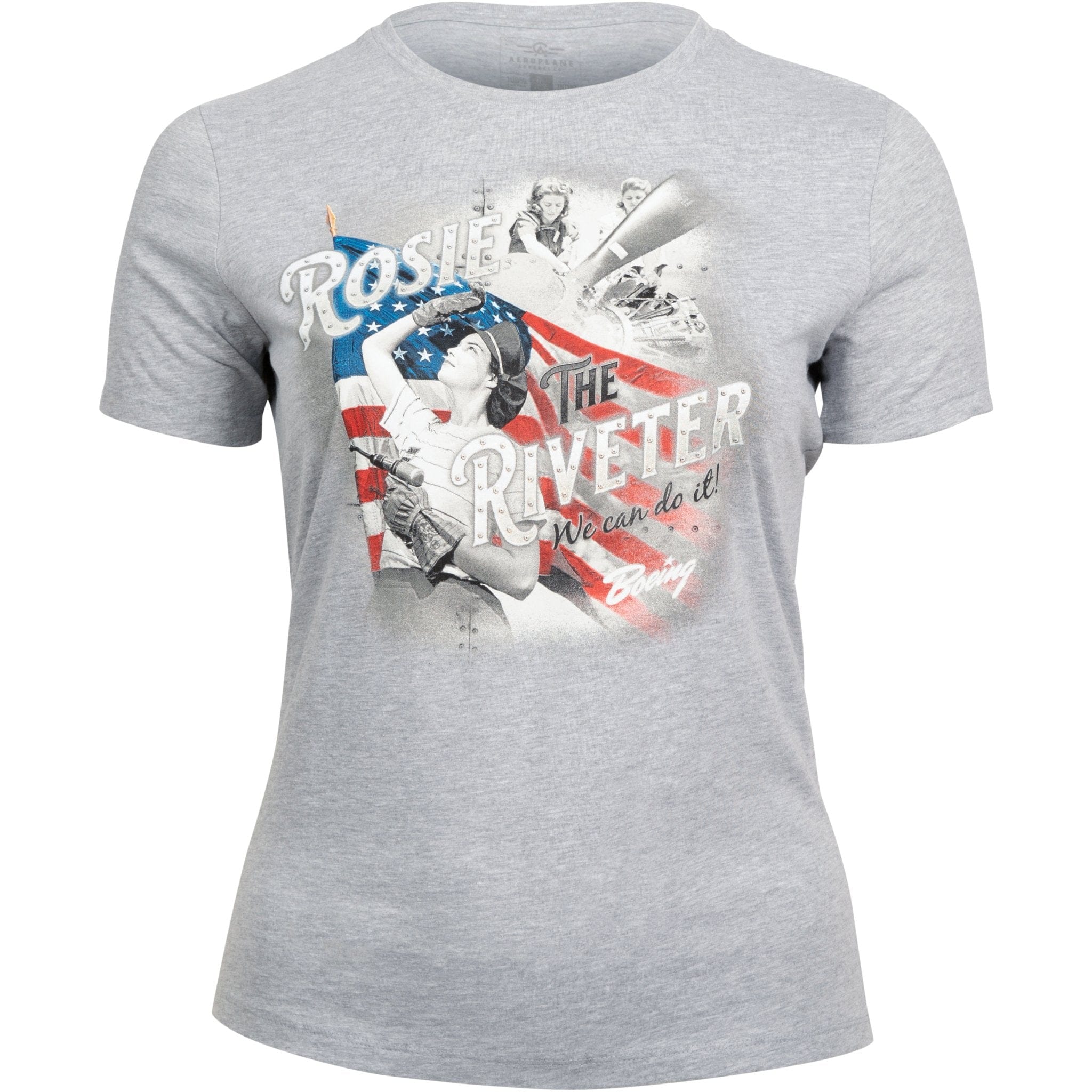 Rosie the Riveter Officially Licensed Aeroplane Apparel Co. Women's T-Shirt