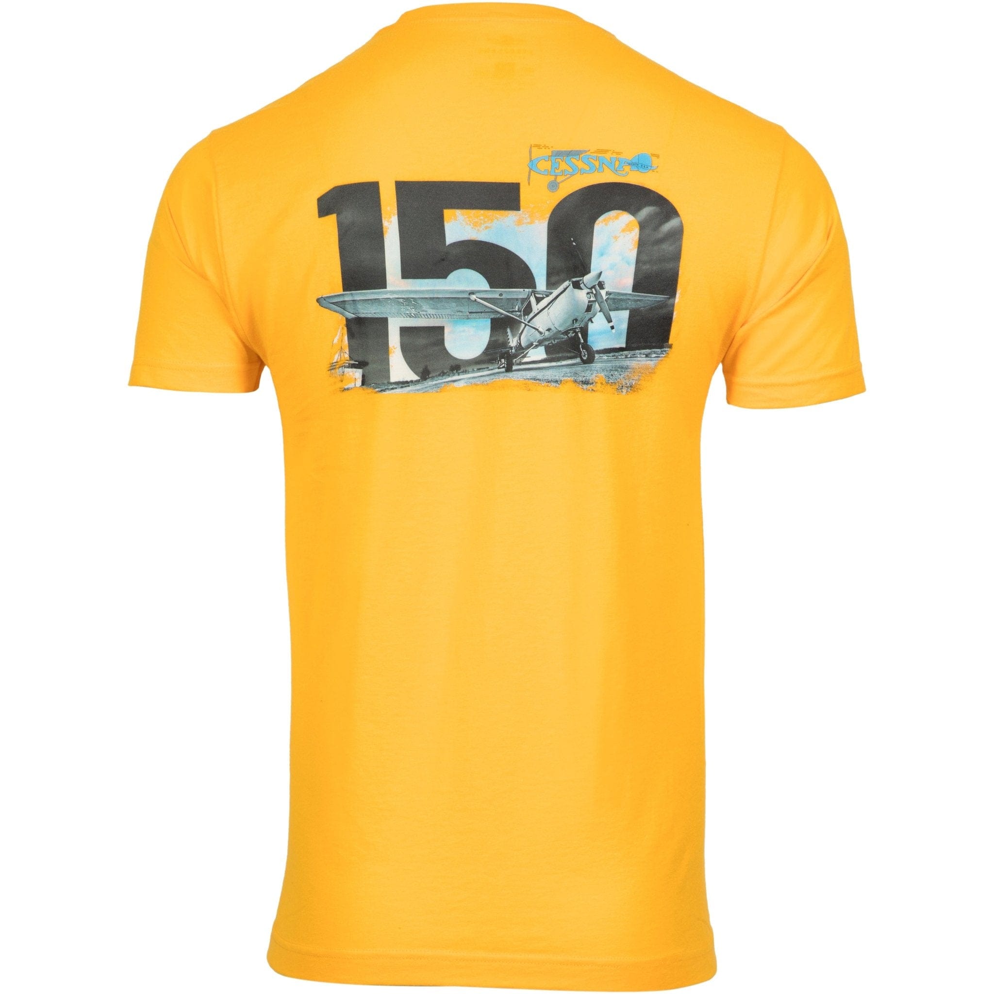Aeroplane Apparel Company Shirts Small / Gold Cessna 150 Officially Licensed T-Shirt