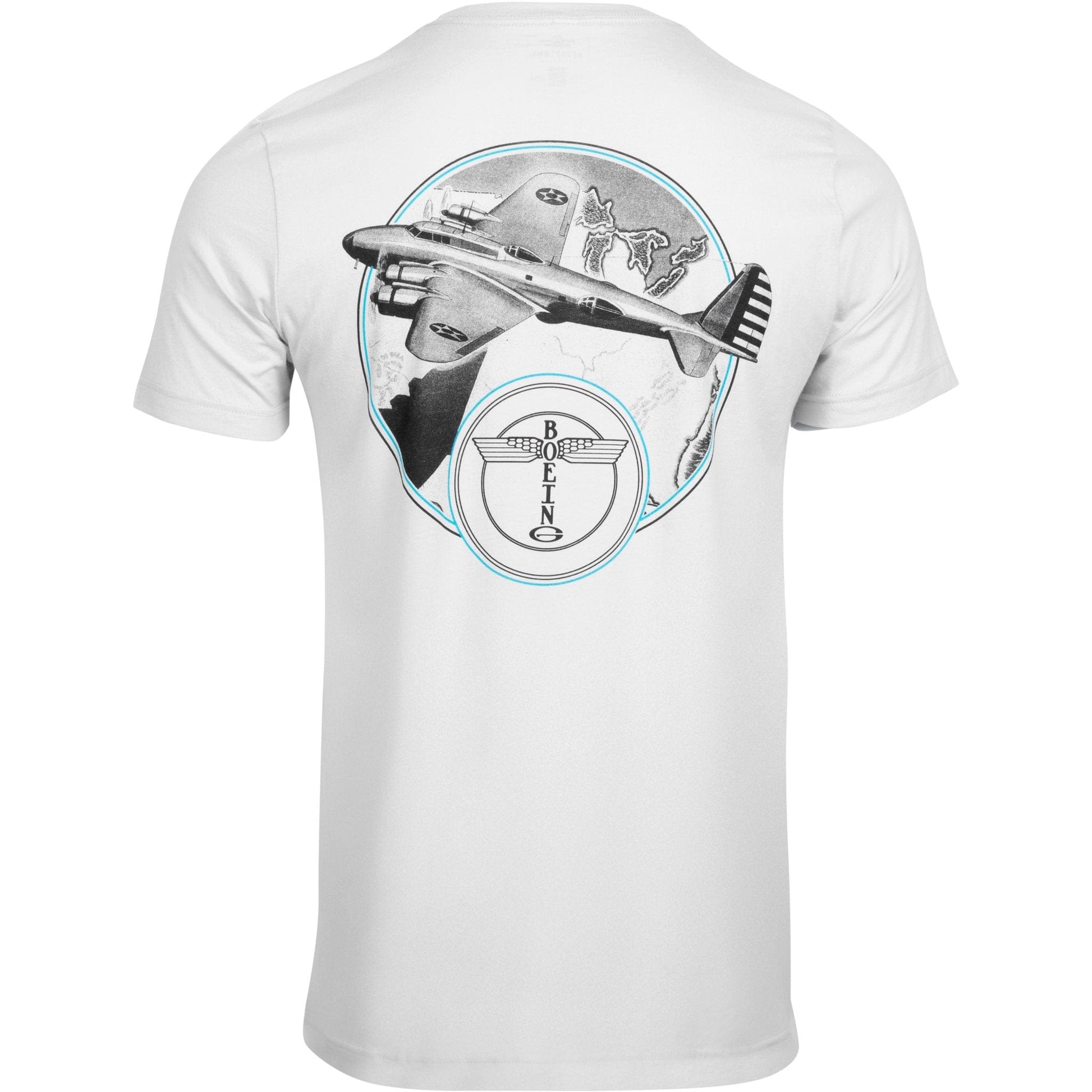 Aeroplane Apparel Company Shirts Small / Silver Boeing B-17 Heritage Officially Licensed Aeroplane Apparel Co. Men's T-Shirt
