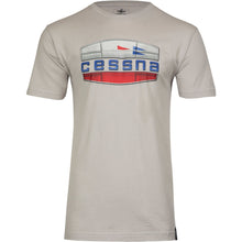 Aeroplane Apparel Company Shirts Small / Silver Cessna 70's Vintage Logo Officially Licensed T-Shirt