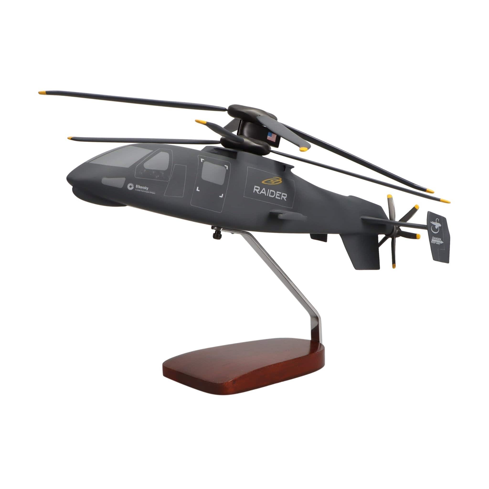 Sikorsky S-97 Raider® Large Mahogany Model