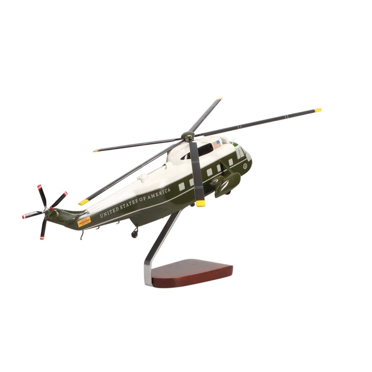 Sikorsky VH-3D Sea King™ Large Mahogany Model