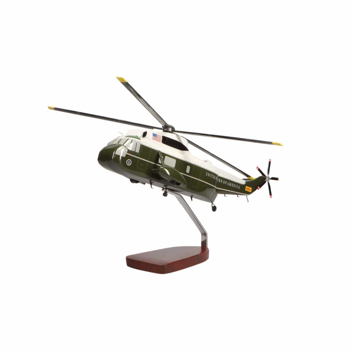 Sikorsky VH-3D Sea King™ Large Mahogany Model