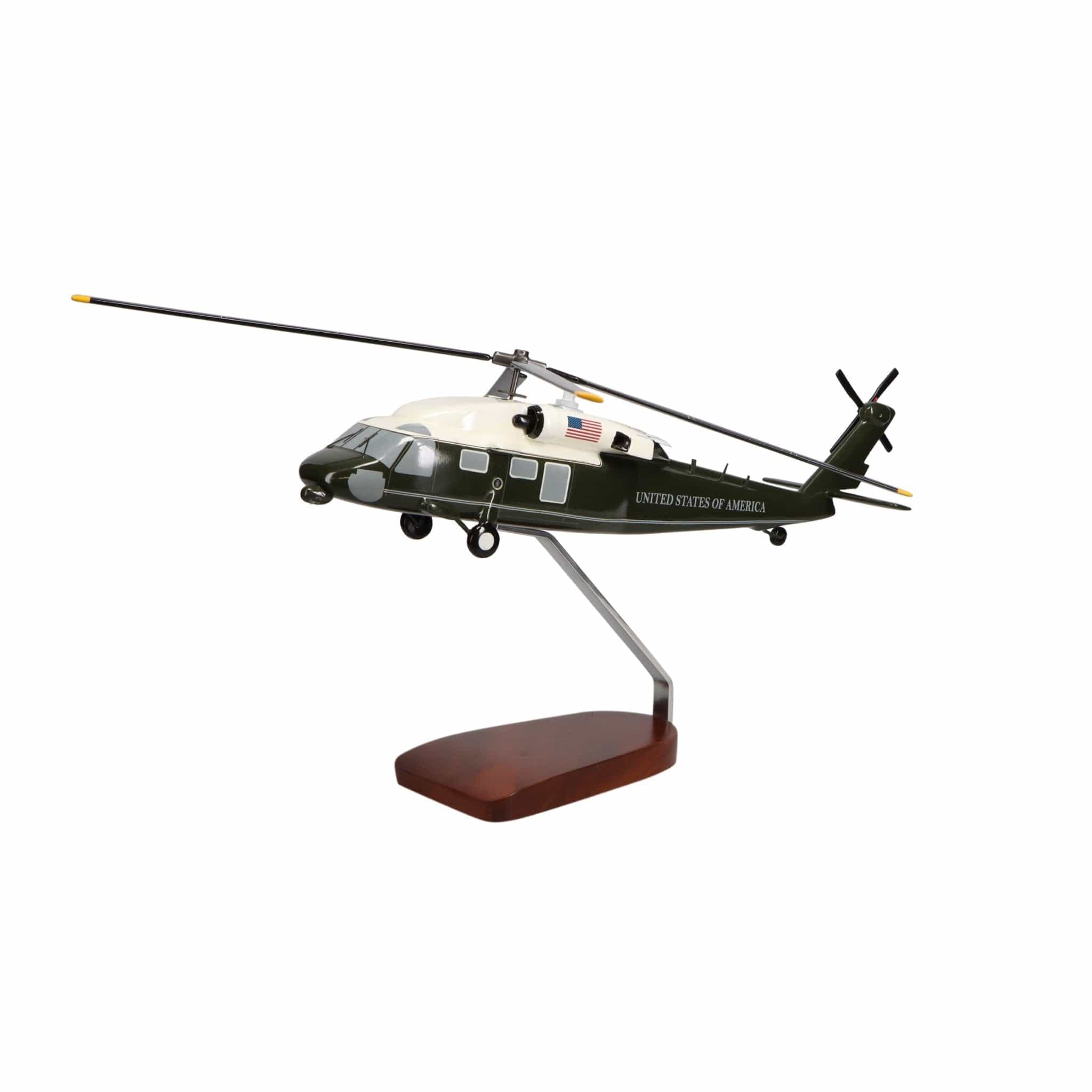 Sikorsky VH-60N White Hawk Marine One Large Mahogany Model