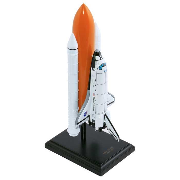 Space Shuttle F/S Atlantis (S) Mahogany Model - PilotMall.com
