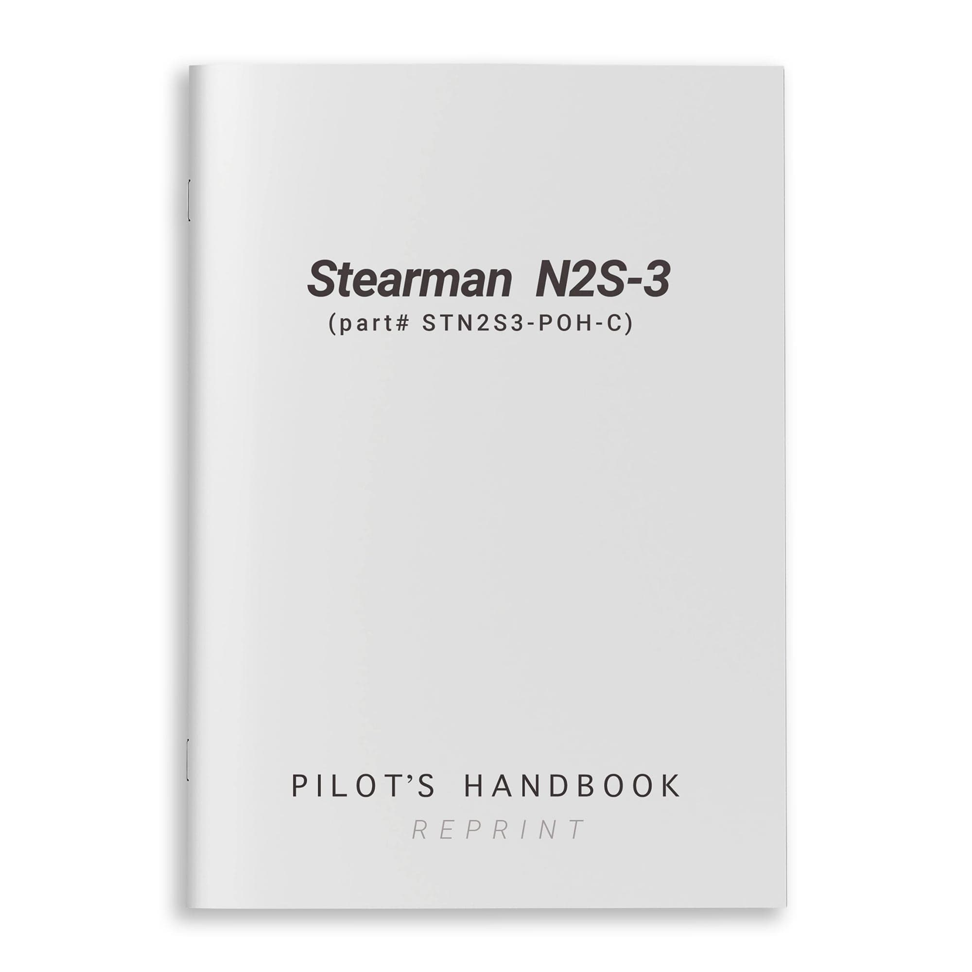 Stearman N2S-3 Pilot's Handbook (part# STN2S3-POH-C) - PilotMall.com