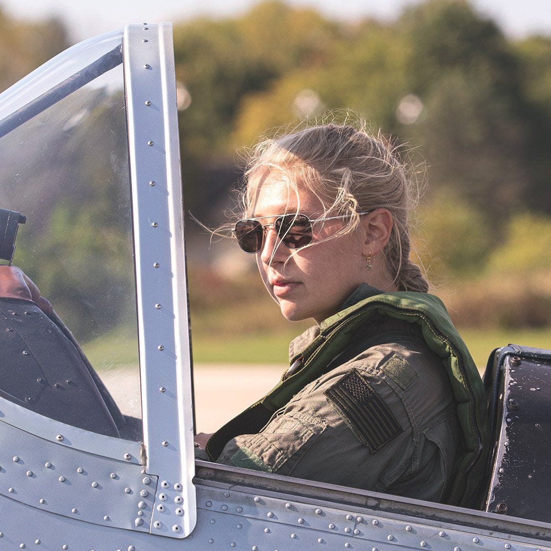 Lift Aviation Titanium Aviator Sunglasses for Pilots