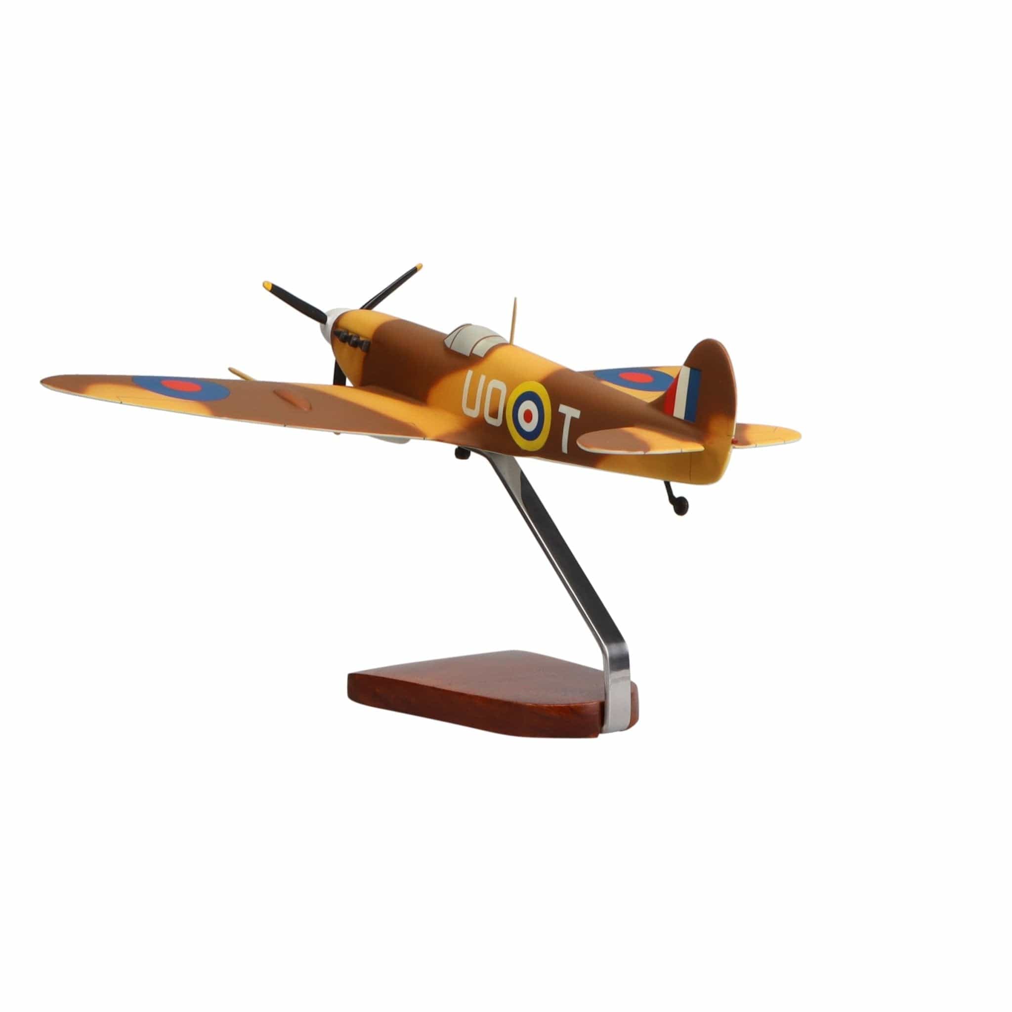 Supermarine Spitfire Large Mahogany Model
