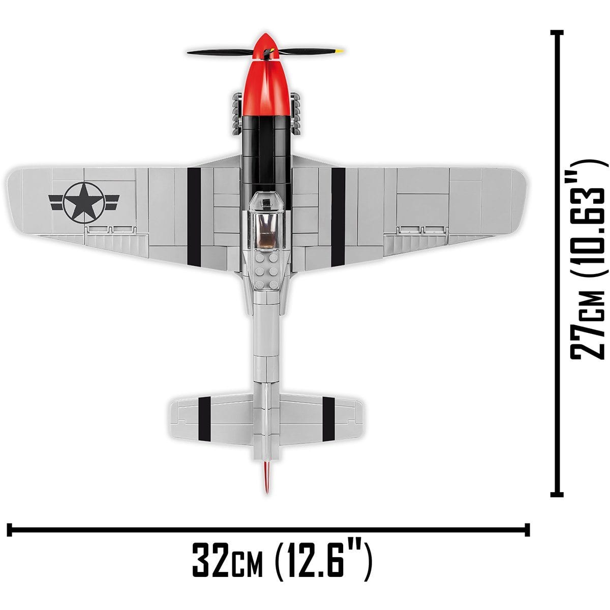 Top Gun Mustang P-51D 265pc Set Cobi Blocks