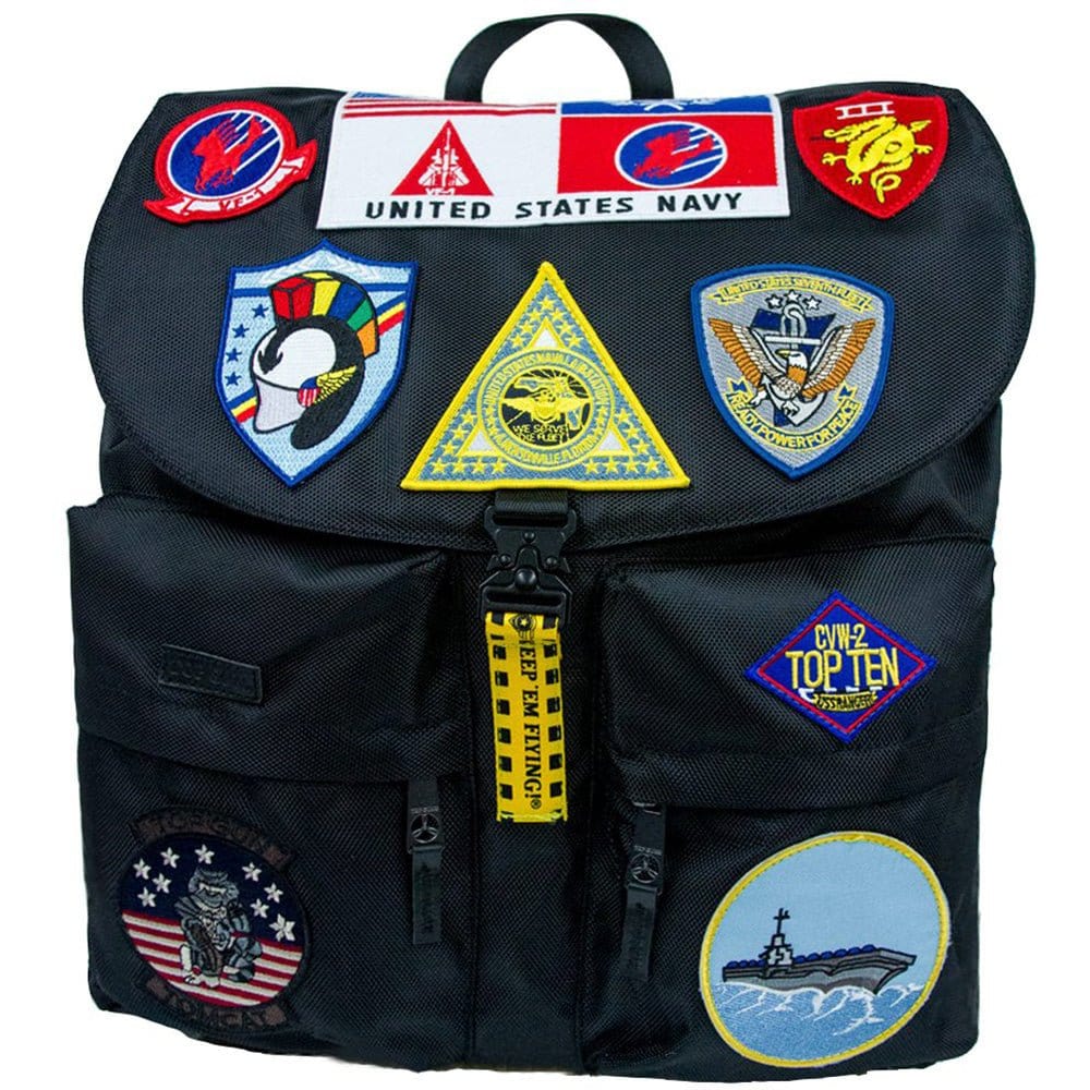 Top Gun® Official Backpack with Patches LIQUIDATION PRICING