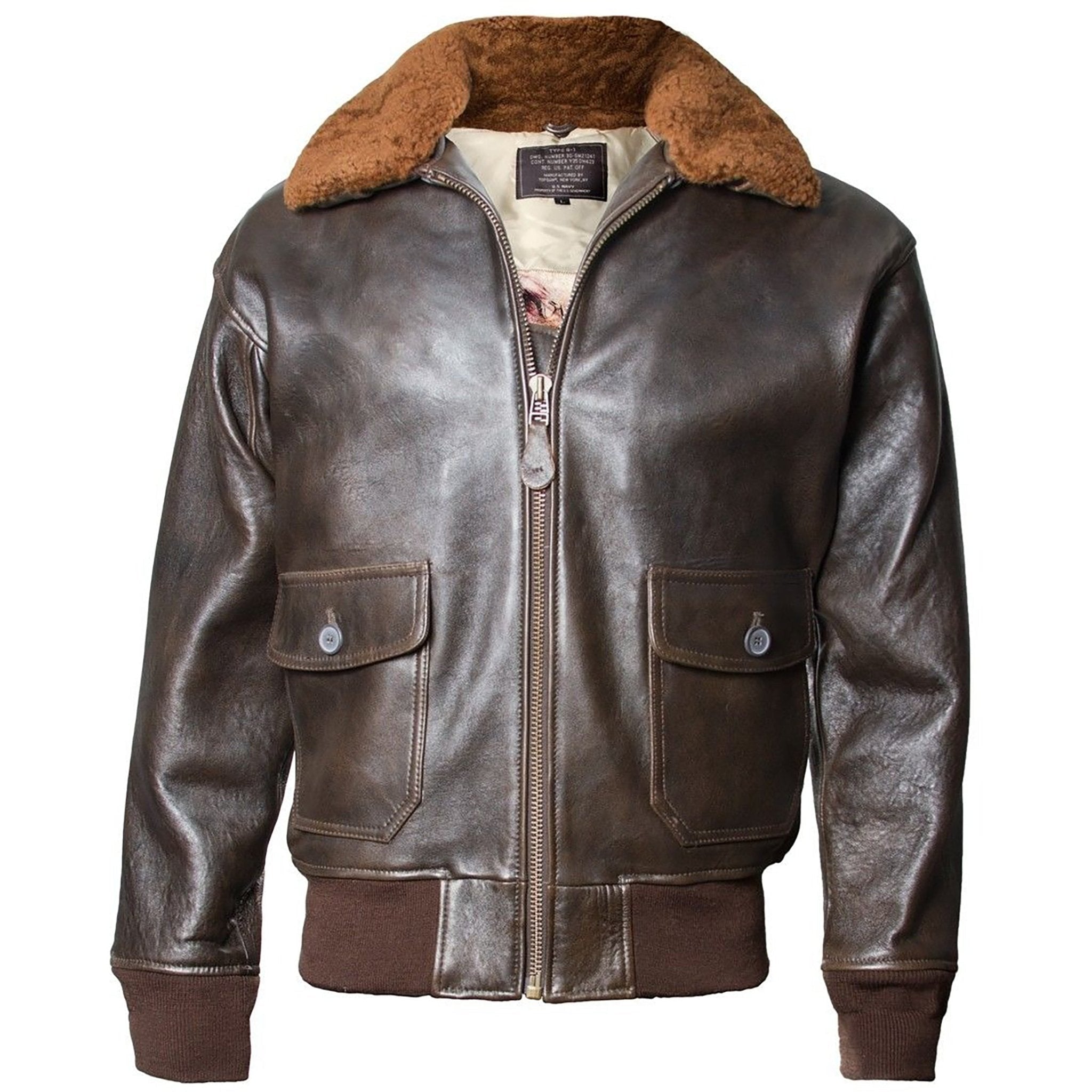 Top Gun® Official G-1 Leather Jacket - PilotMall.com