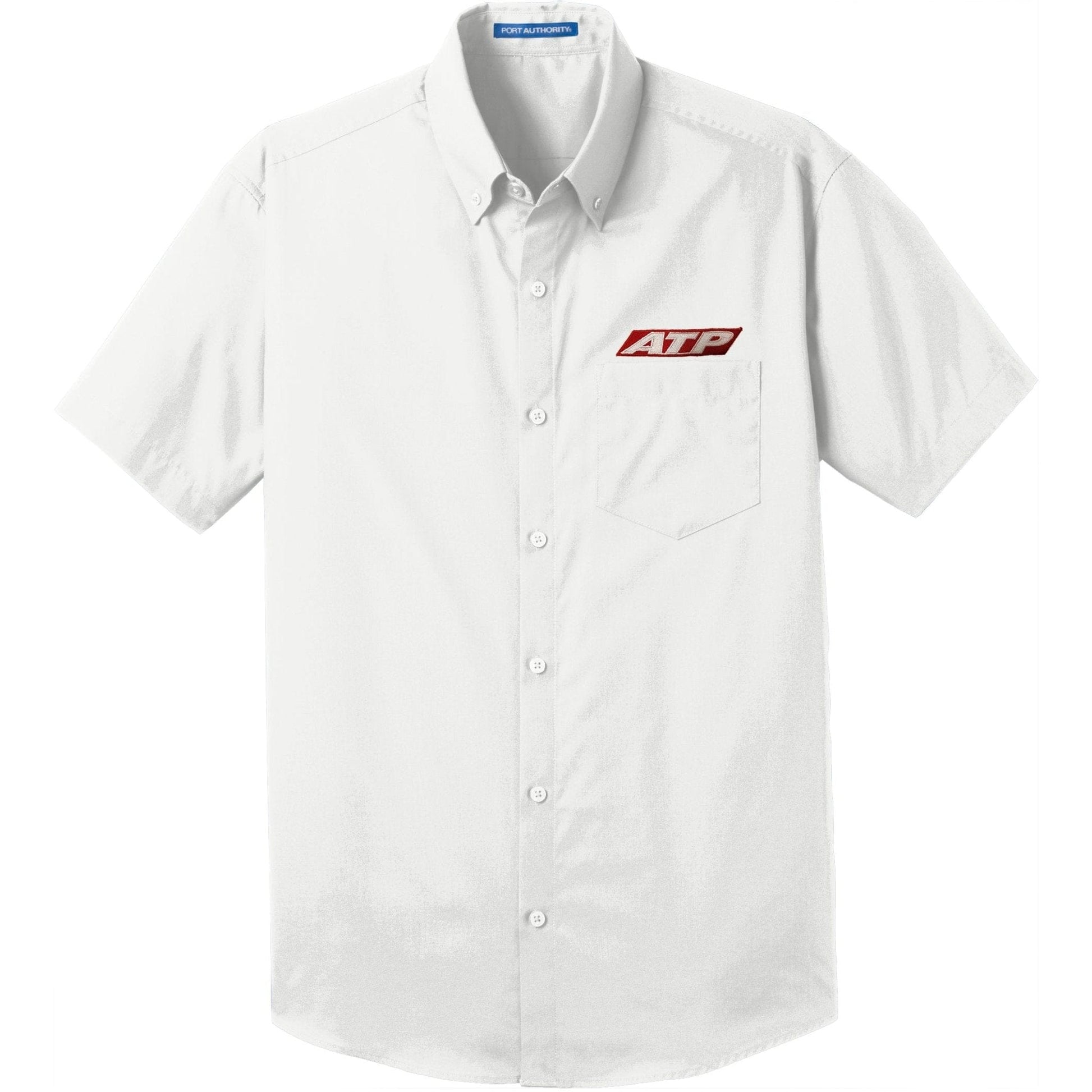 Airline Transport Professionals Unisex Short Sleeve / White / XSmall ATP CFI White Carefree Poplin Shirt