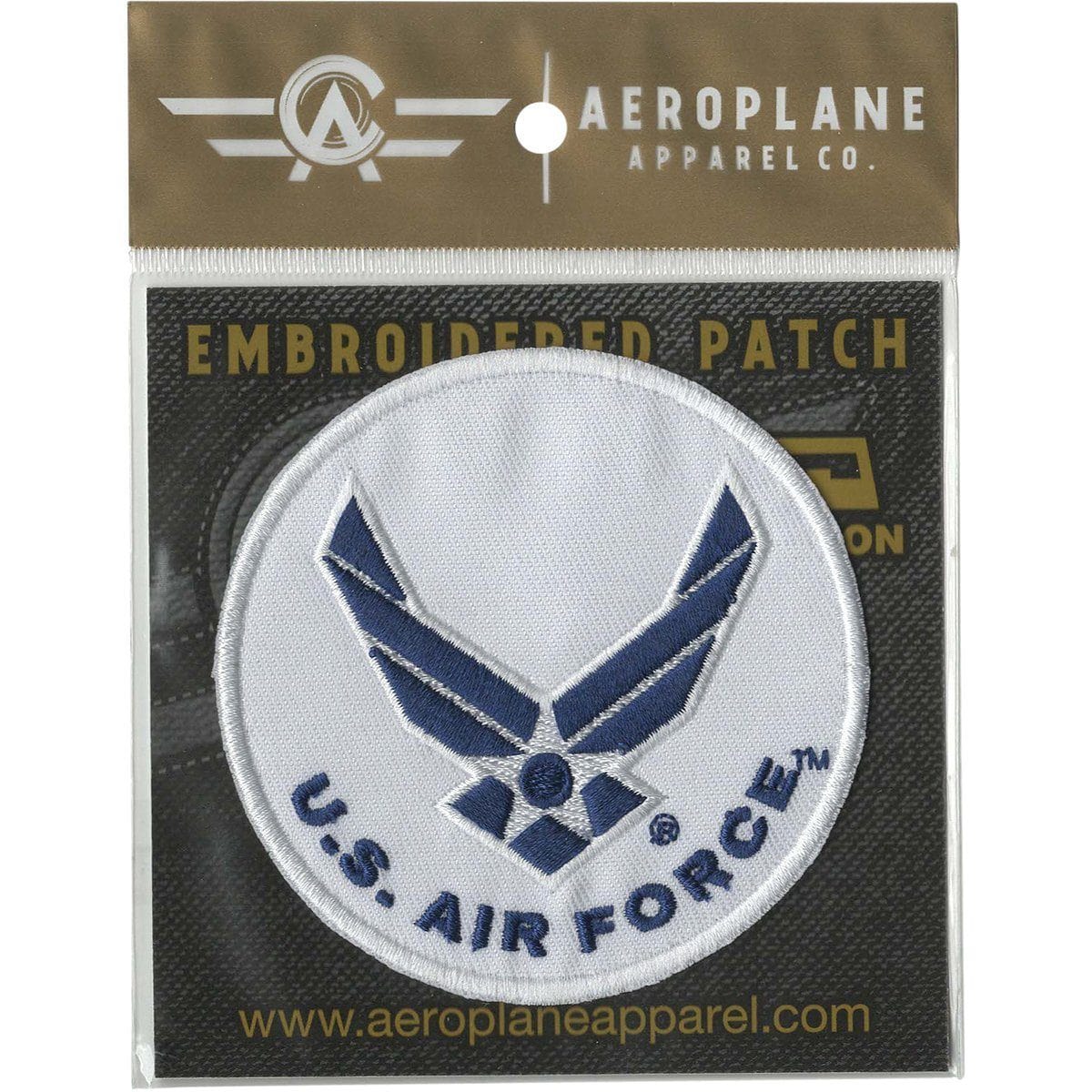 U.S. Air Force Round Embroidered Patch (Iron On Application)