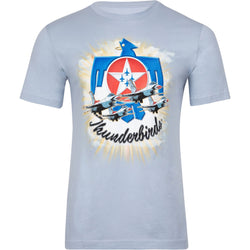 U.S. Air Force Thunderbirds in Flight Officially Licensed Aeroplane Apparel Co. Men's T-Shirt