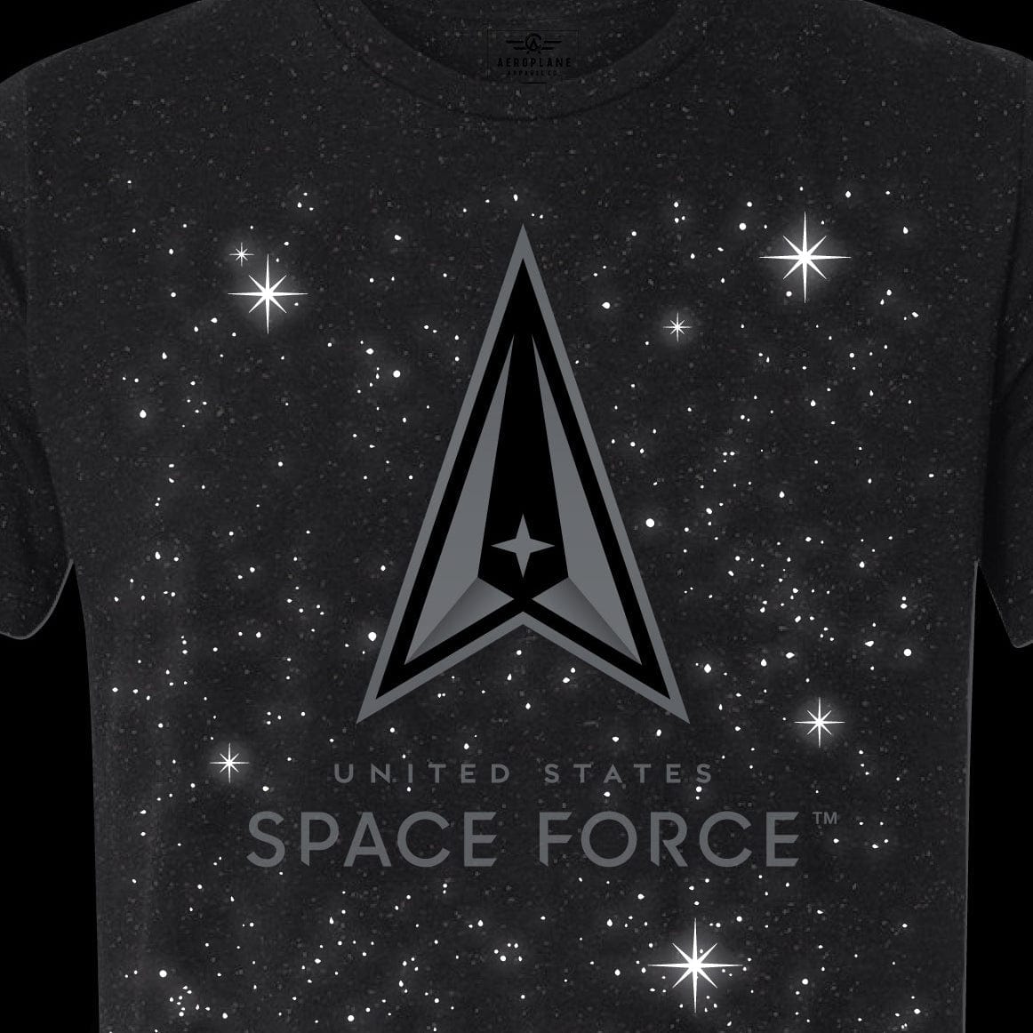 U.S. Space Force Officially Licensed Aeroplane Apparel Co. Men's T-Shirt