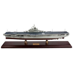 USS Intrepid Mahogany Model
