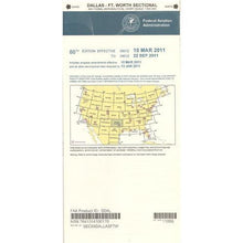 AeroNav Products VFR Sectional Aeronautical Charts FAA Dallas Sectional - 04/17/25 thru 06/12/25