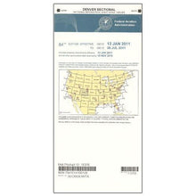 AeroNav Products VFR Sectional Aeronautical Charts FAA Denver Sectional - 04/17/25 thru 06/12/25