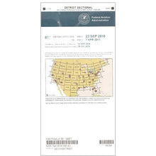 AeroNav Products VFR Sectional Aeronautical Charts FAA Detroit Sectional - 04/17/25 thru 06/12/25