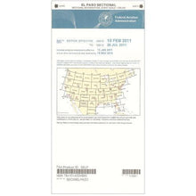AeroNav Products VFR Sectional Aeronautical Charts FAA El Paso Sectional - 04/17/25 thru 06/12/25