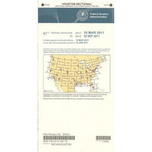 AeroNav Products VFR Sectional Aeronautical Charts FAA Houston Sectional - 04/17/25 thru 06/12/25