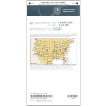 AeroNav Products VFR Sectional Aeronautical Charts FAA Kansas City Sectional - 04/17/25 thru 06/12/25